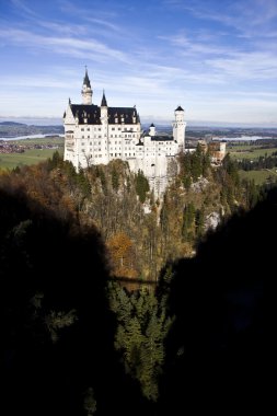 Almanya 'daki Neuschwanstein kalesi