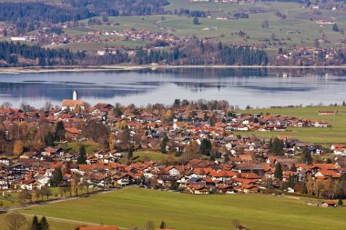 Traditional village in Germany clipart