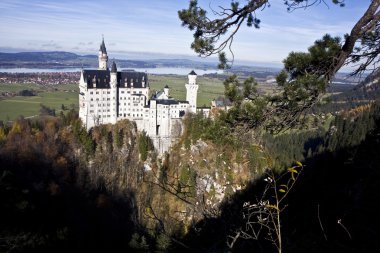 Almanya 'daki Neuschwanstein kalesi