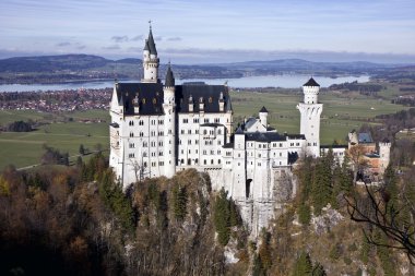 Almanya 'daki Neuschwanstein kalesi