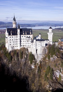 Almanya 'daki Neuschwanstein kalesi