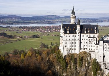 Almanya 'daki Neuschwanstein kalesi