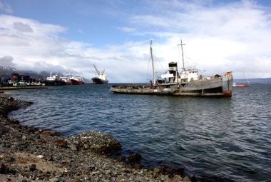 Ushuaia harbour, Arjantin