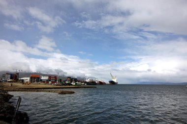 Ushuaia harbour, Arjantin