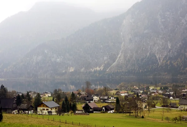 アルタウスゼー オーストリアのアルプスの村 — ストック写真