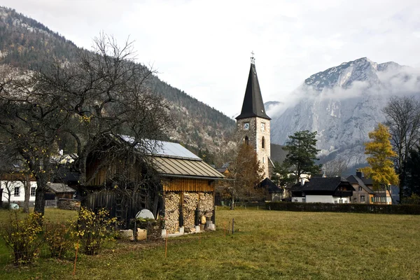 Altaussee гірського села в Австрії — стокове фото