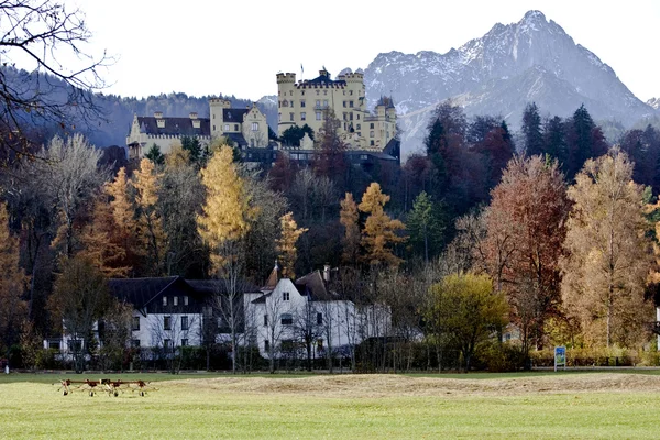 Hohenschwangau slott i Tyskland — Stockfoto
