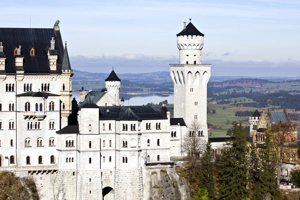Schloss Neuschwanstein in Deutschland — Stockfoto