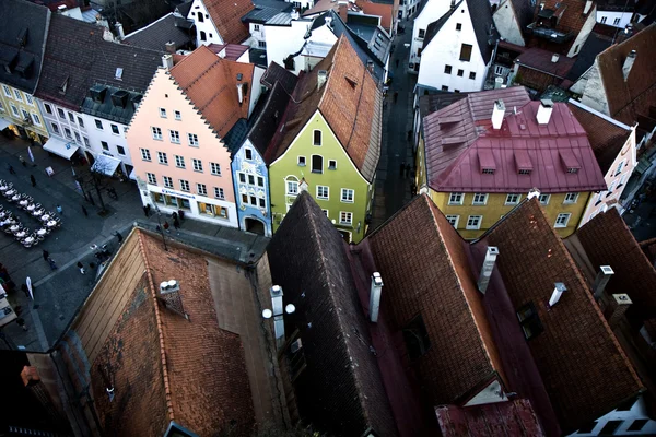 Vista aérea a Fussen, Alemania —  Fotos de Stock
