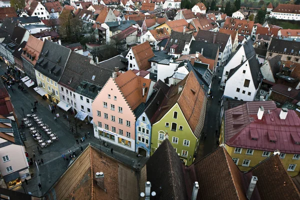 Flygfoto till Füssen, Tyskland — Stockfoto