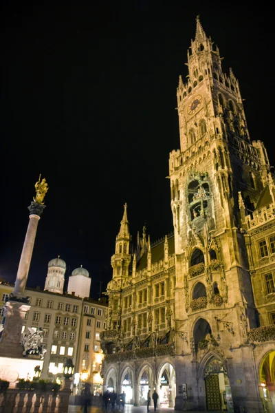 Munich at night — Stock Photo, Image