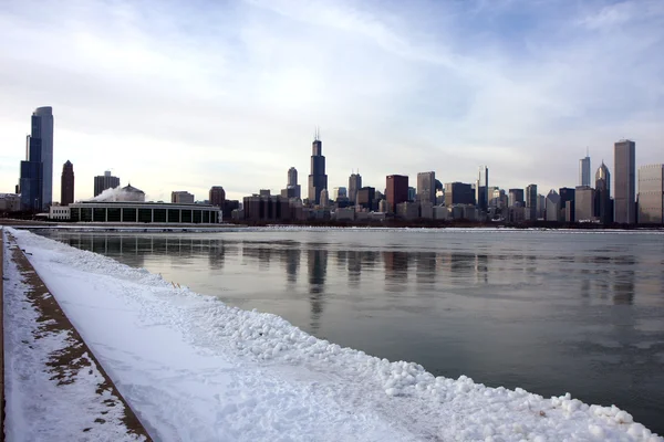 stock image Chicago panoramic view