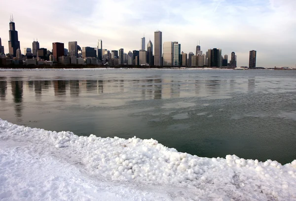 stock image Chicago panoramic view