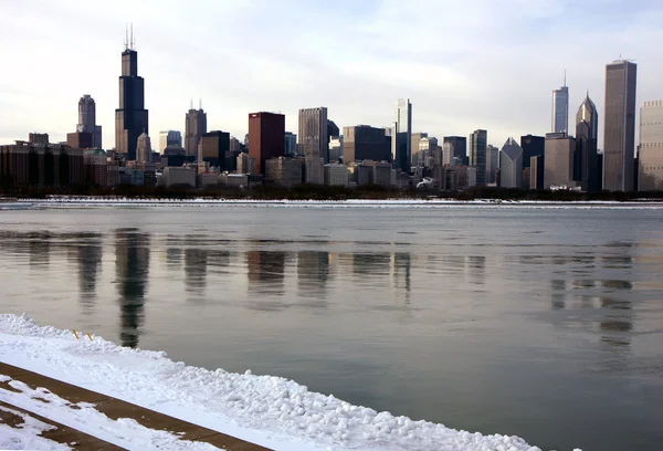 stock image Chicago panoramic view