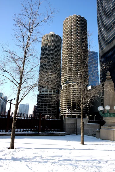 stock image Chicago downtown city center