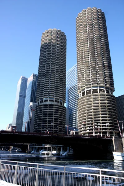 stock image Chicago downtown city center