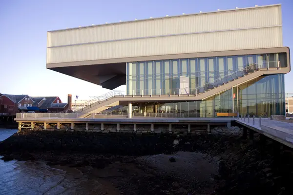 Stock image ICA at Boston at sunset