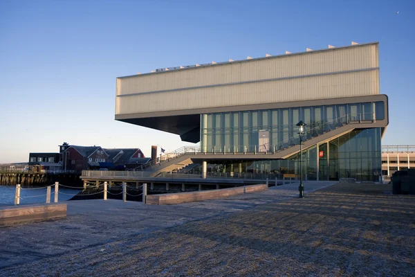 stock image ICA at Boston at sunset