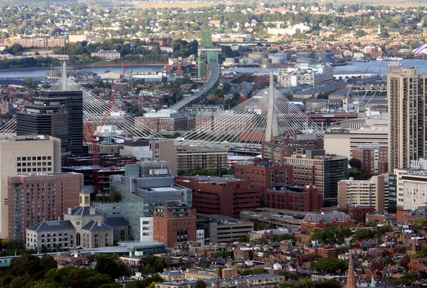 stock image Panoramic view of Boston