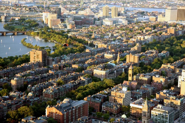 Panoramiczny widok z boston — Zdjęcie stockowe