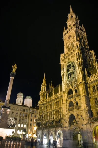 Munich at night Royalty Free Stock Photos