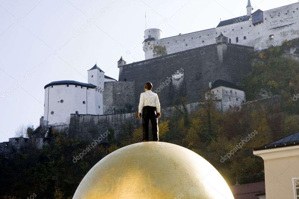 Hohensalzburg castle in Salzburg, Austria