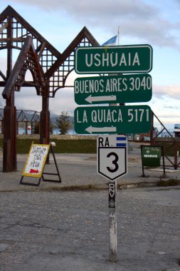 Ushuaia işareti, Arjantin