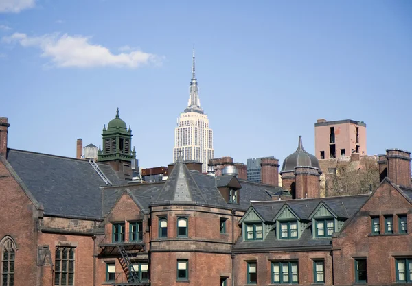 Edifícios de Nova Iorque telhados — Fotografia de Stock