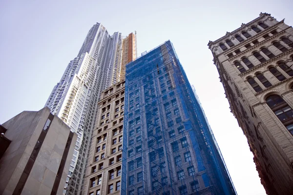 Манхеттен будівель крупним планом — стокове фото