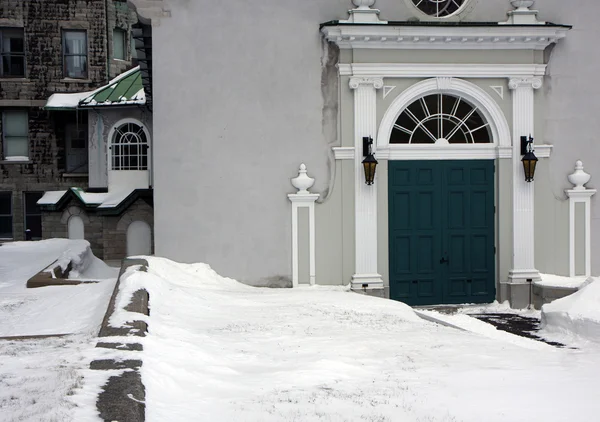 Quebec v zimě — Stock fotografie
