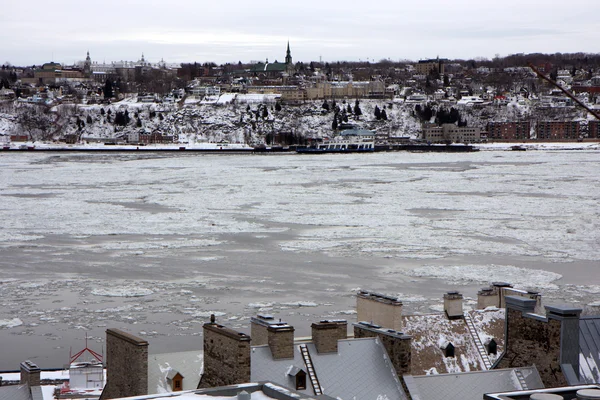 Quebec in inverno — Foto Stock