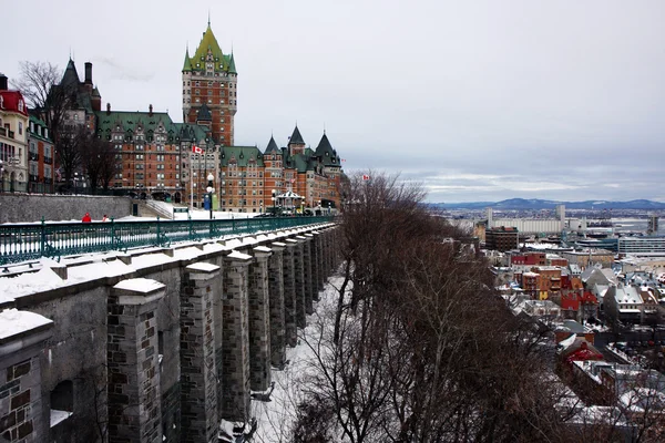 겨울에 퀘벡 — 스톡 사진