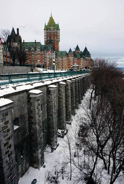 Quebec no inverno — Fotografia de Stock