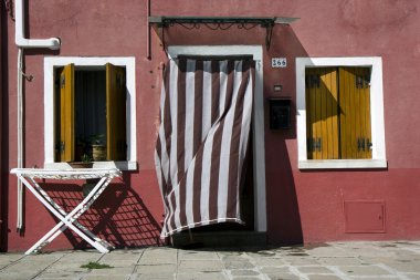 burano Adası evleri