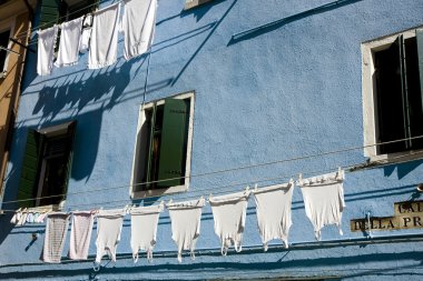 burano Adası evleri