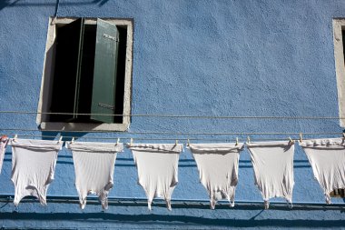 burano Adası evleri