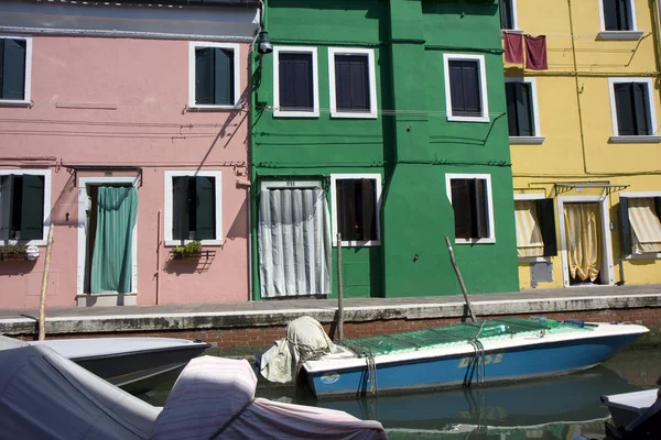 Houses in Burano Island — Stock Photo, Image