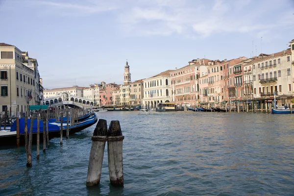 Edifici sul grande canale di Venezia — Foto Stock