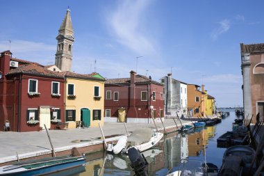 burano Adası evleri