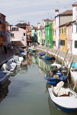 burano Adası evleri