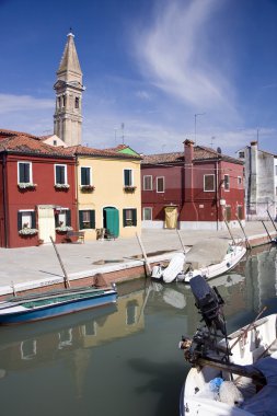 burano Adası evleri