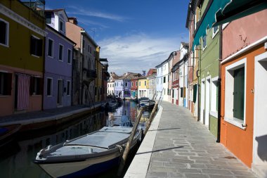 burano Adası evleri