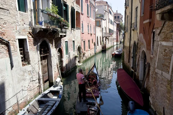 Budynki na wielki kanał w Wenecji — Zdjęcie stockowe