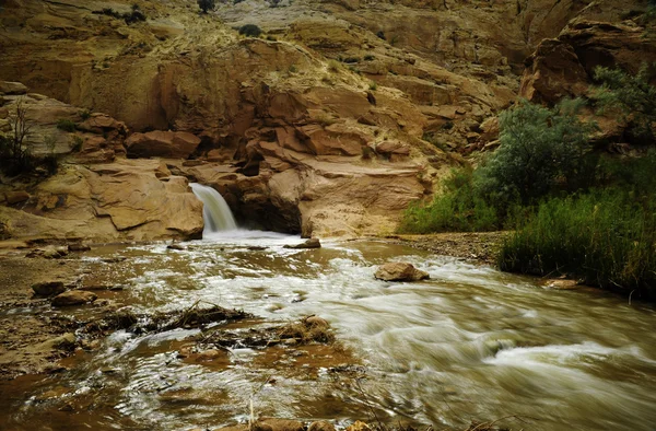 Waterfall at Capital Reef National Park — Stock Photo, Image