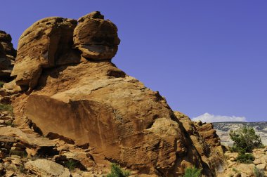 Petroglyphs on Nine Mile Canyon clipart