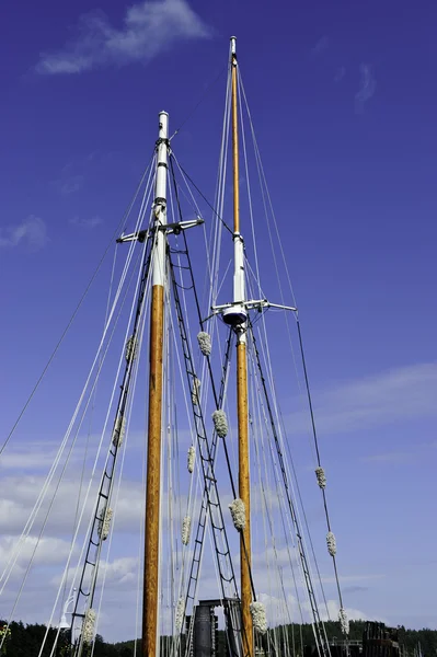 Mastro de barco à vela — Fotografia de Stock