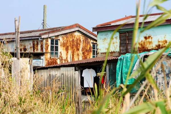 Old rusty metal housing — Stock Photo, Image