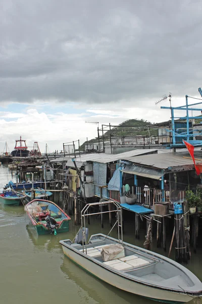 Tai O fishing village with stilt house in Hong Kong — Stock Photo, Image