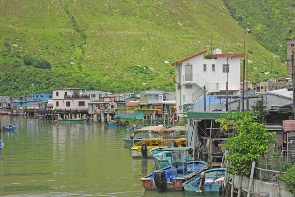 Тай O рибальське село з Діджуса будинку в Hong Kong — стокове фото