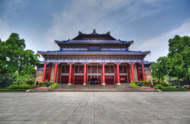 Sun yat-Sen'in memorial hall Guangzhou, Çin. bir hdr görüntü